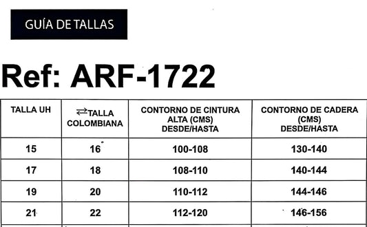 REF: ARF-1722 SKINNY CURVY CON REALCE,TIRO ALTO EN TELA DENIM FULL STRETCH