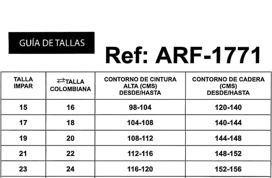 REF: ARF-1771 SKINNY CURVY CLÁSICO TIRO ALTO EN TELA DENIM FULL STRETCH