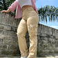 Ref: 35721 CARGO PANTS BEIGE BOTA RECTA