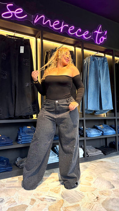 REF: 2511 JEAN CURVY ANCHO, REALMENTE ANCHO, CON BRILLO