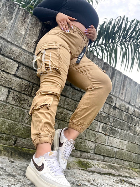 CARGO PANTS BEIGE OSCURO Ref: 35665