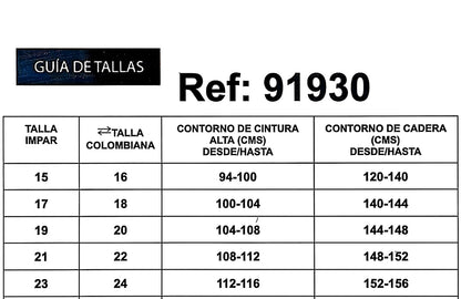 REF: 91930 SKINNY CURVY LEVANTA COLA EN TELA DENIM FULL STRETCH