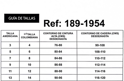 REF: 189-1954 SKINNY CLÁSICO EN TELA DENIM STRETCH, AZUL OSCURO