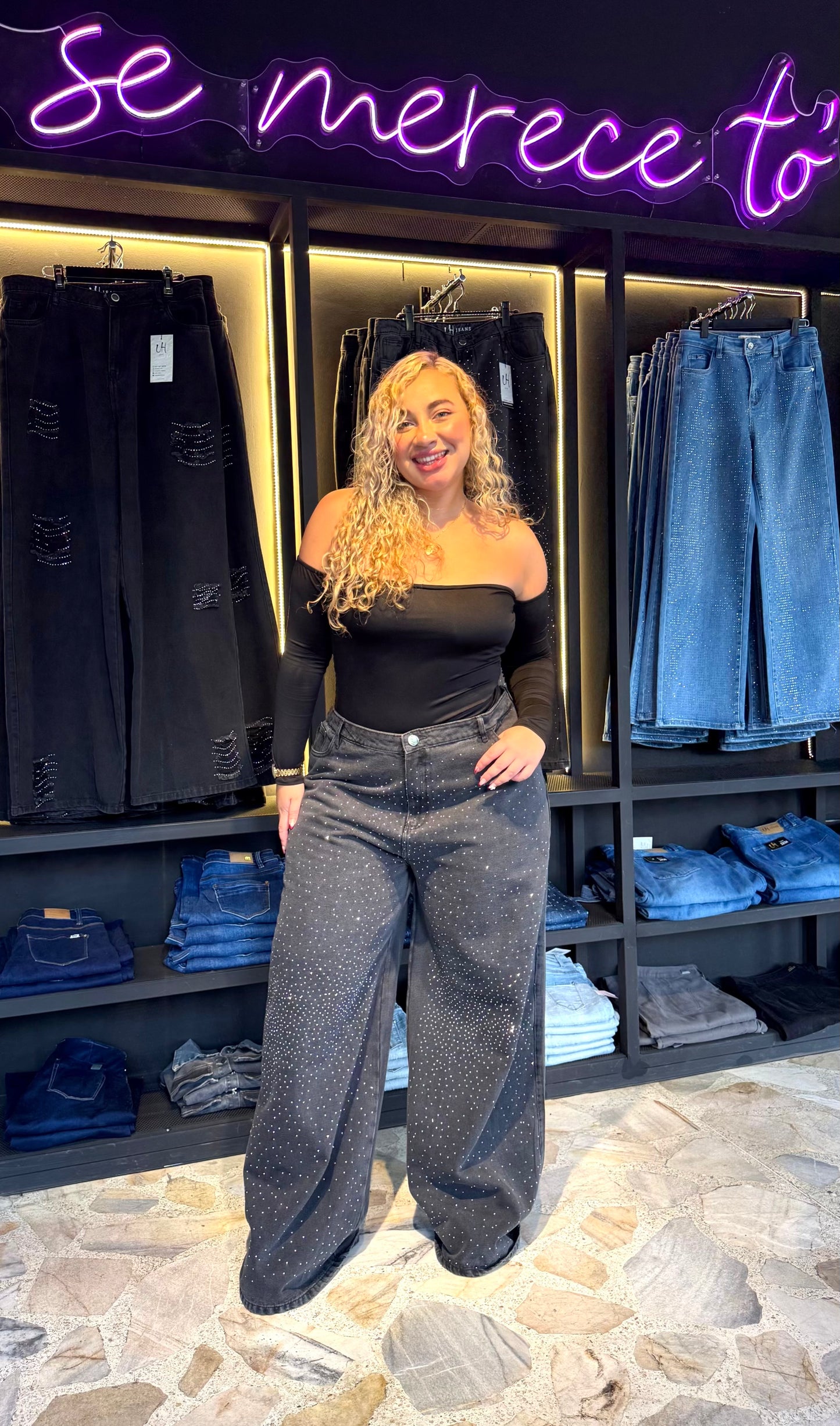 REF: 2511 JEAN CURVY ANCHO, REALMENTE ANCHO, CON BRILLO