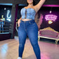 REF: P-045 SKINNY CURVY TIRO ALTO LEVANTA COLA FULL STRETCH