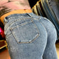 REF: 36901 SKINNY CON PINZAS LEVANTA COLA EN TELA DENIM FULL STRETCH