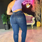 REF: 80422 SKINNY CURVY LEVANTA COLA TIRO ALTO EN TELA DENIM STRETCH