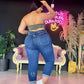 REF: 32256 MOM JEANS EN TELA DENIM FULL STRETCH