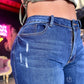 REF: 32256 MOM JEANS EN TELA DENIM FULL STRETCH