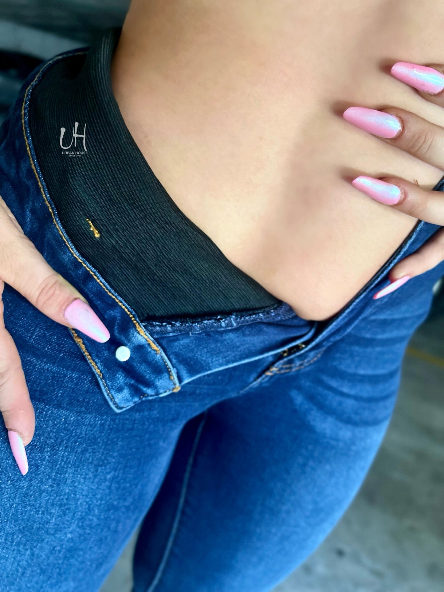 JEANS CURVY/PLUS CON FAJA INVISIBLE CONTROL DE ABDOMEN REF: 36529