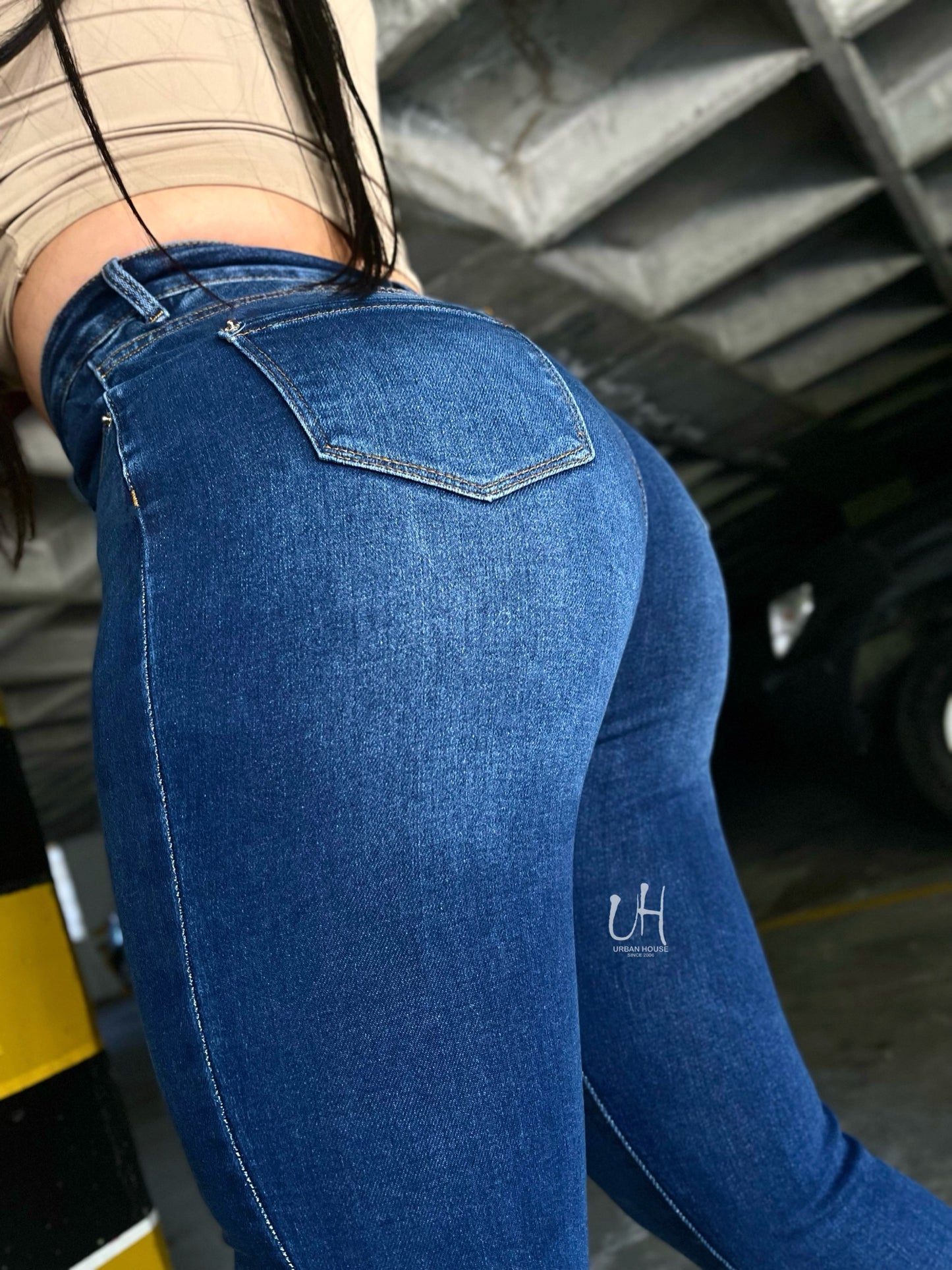 JEANS CURVY/PLUS CON FAJA INVISIBLE CONTROL DE ABDOMEN REF: 36529