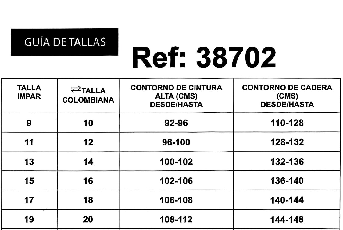 REF: 38702 BOTA RECTA CURVY TIRO ALTO EN TELA DENIM FULL STRETCH