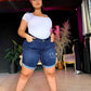 REF: 36659 SHORT CURVY LEVANTA COLA EN TELA DENIM FULL STRETCH