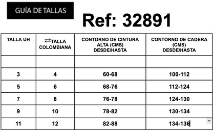 REF: 32891 BOTA RECTA CON APERTURA SEMI RIGIDO CON REALCE