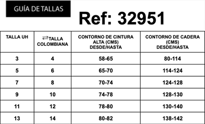 Bota recta blanco con apertura en la bota tiro alto levanta cola Ref:32951